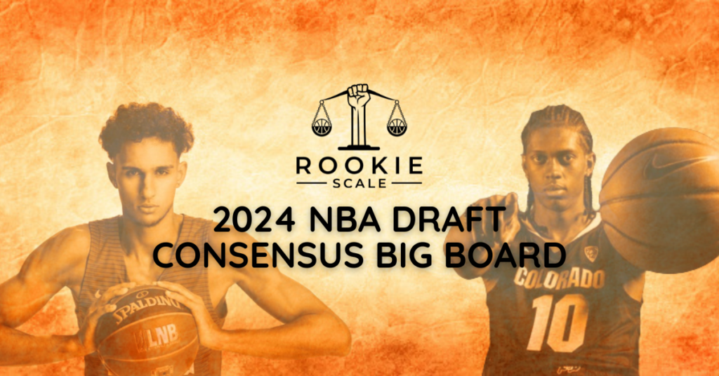 2024 NBA Draft Consensus Big Board Rookie Scale